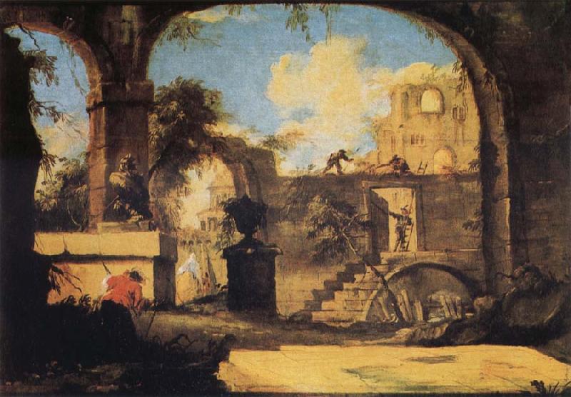 Francesco Guardi Capriccio oil painting image